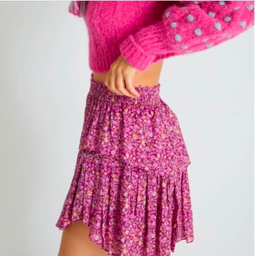 LoveShackFancy Ruffle Mini Skirt